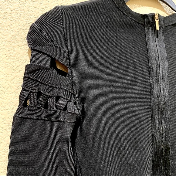 BEBE black bandage crop top - Picture 9 of 11